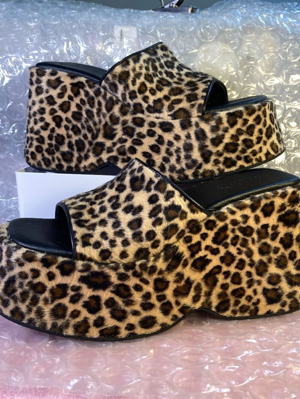 Doll's Kill Delia's Jungle Palace Leopard Platform Sandals